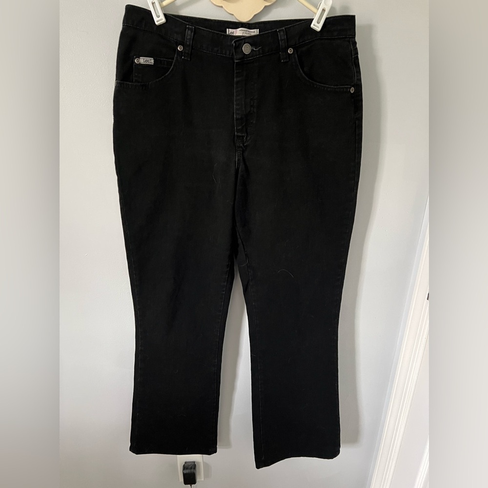 Lee Women's Bootcut Black Jeans ~ 12